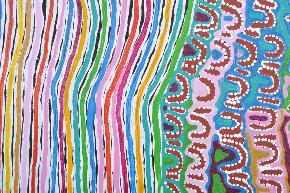 Betsy Lewis Napangardi | Women's Dreaming A13822 - Mitchell Fine Art