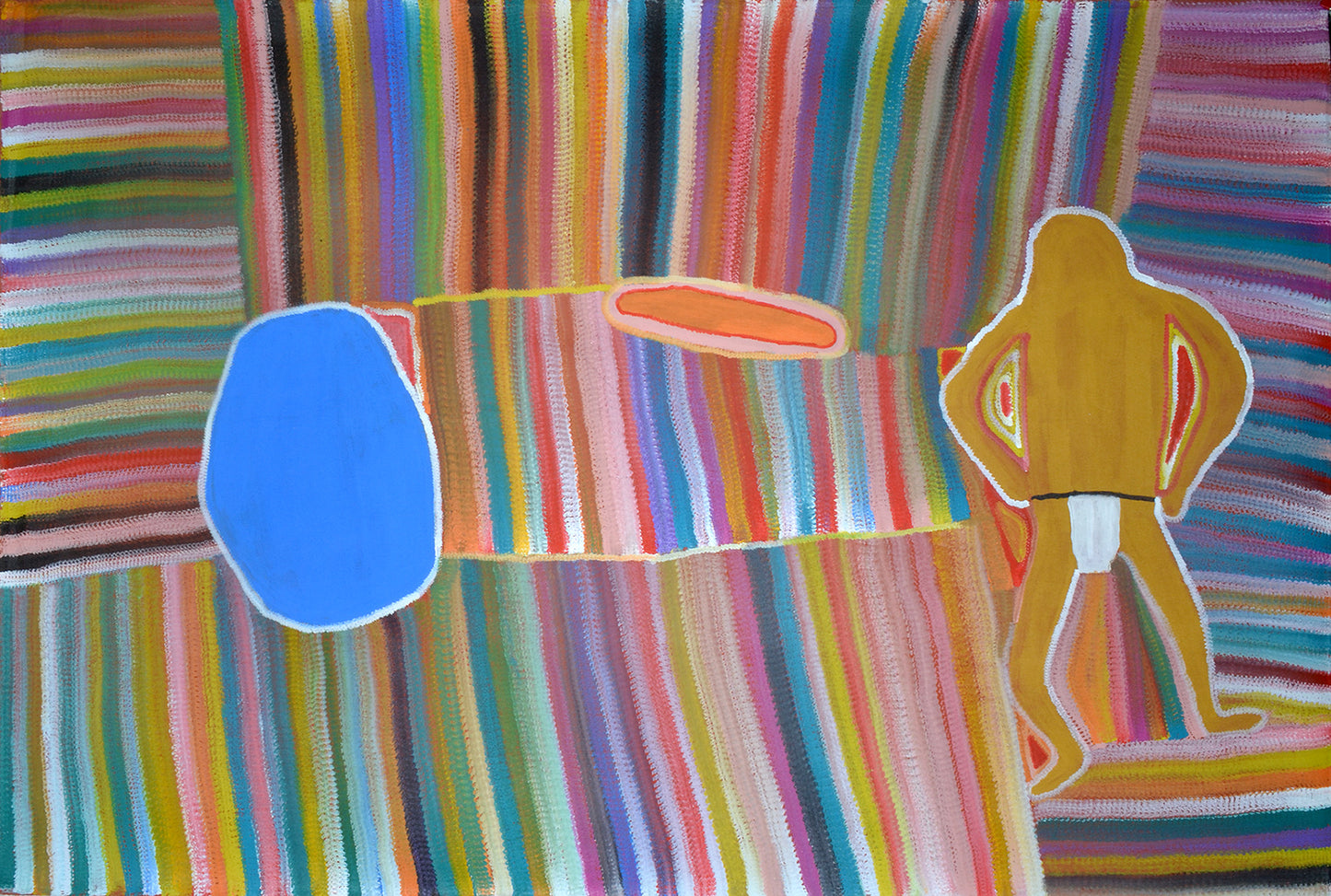 Rent Large Aboriginal paintings for the office
