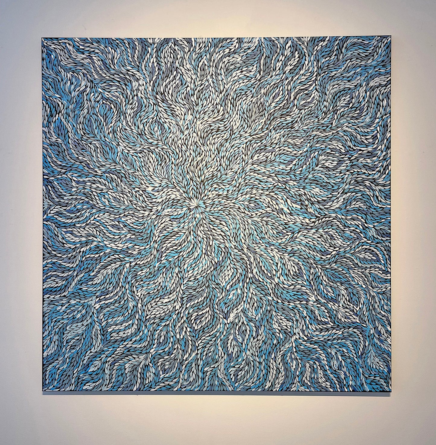 Janet Golder Kngwarreye paintings - Bush Leaf paintings