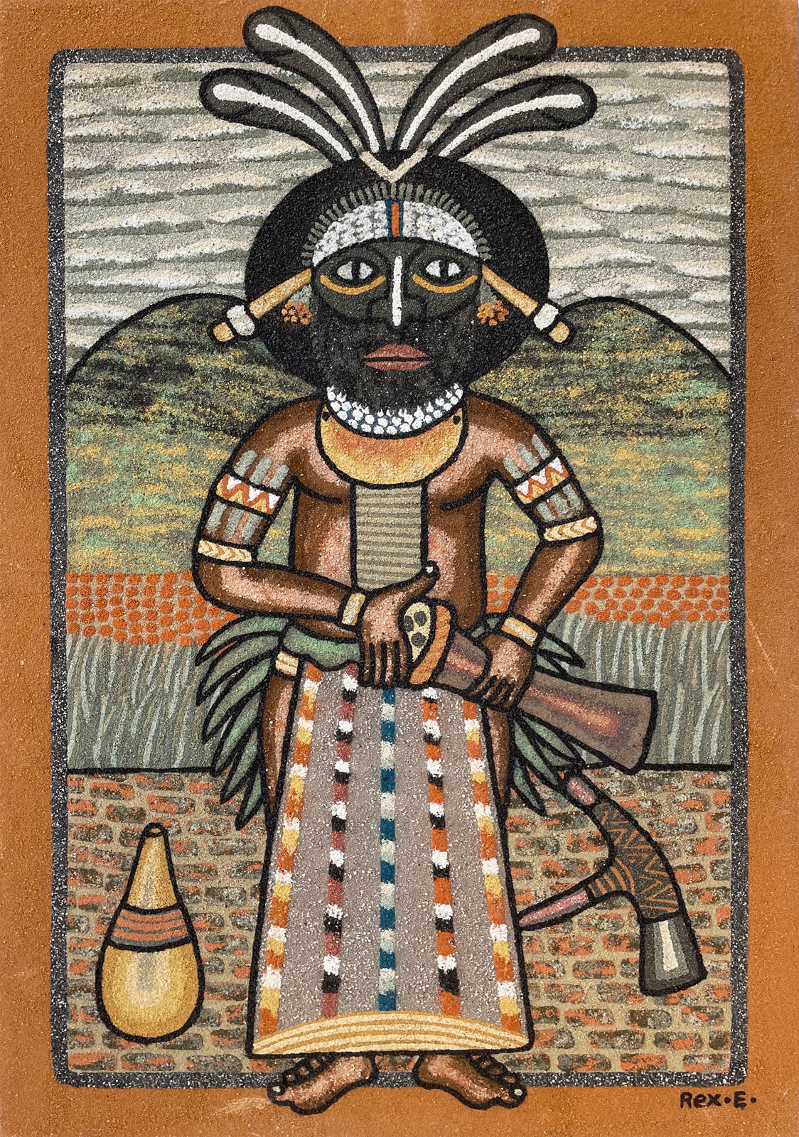 'Sand Paintings From Papua New Guinea'