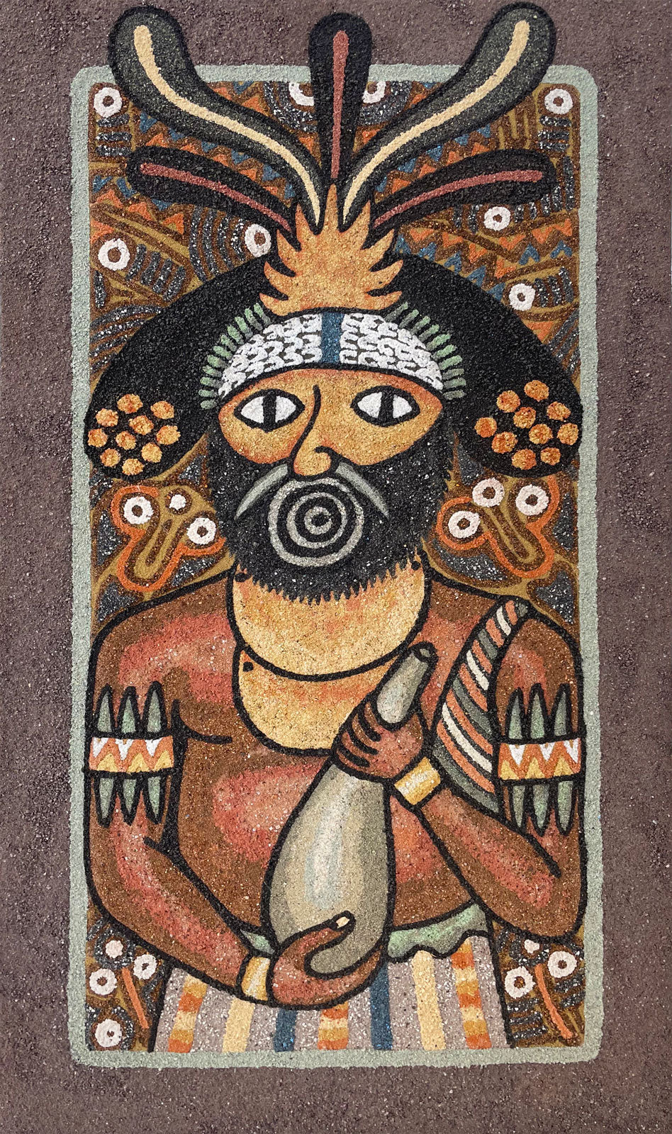 'Sand Paintings From Papua New Guinea'
