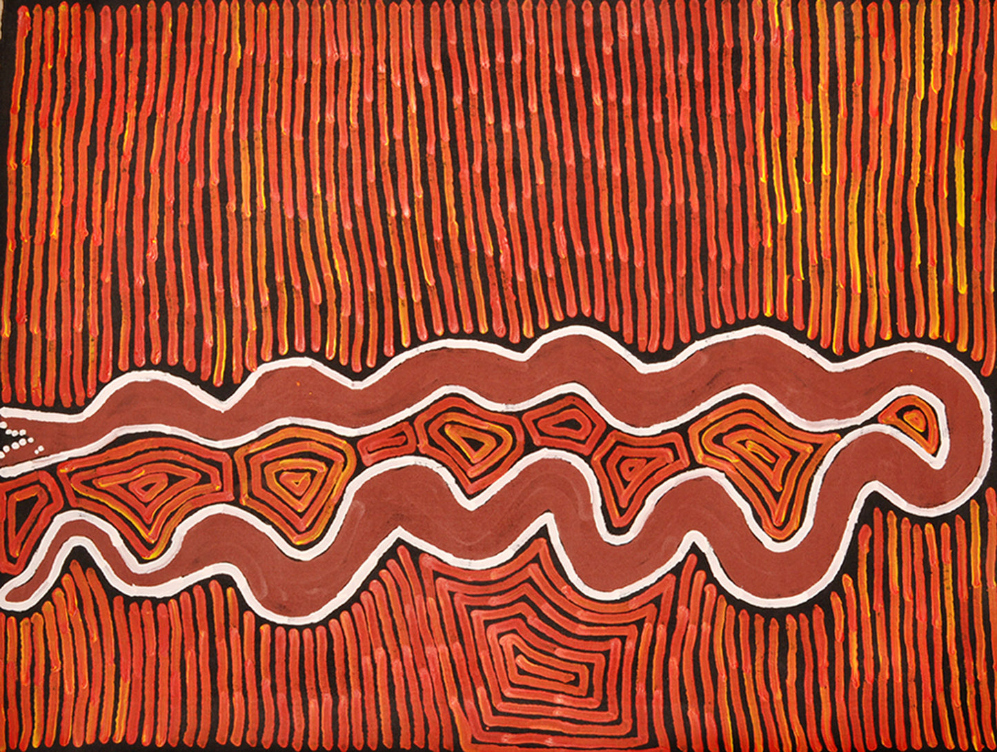 Ronnie Tjampitjinpa Aboriginal Art