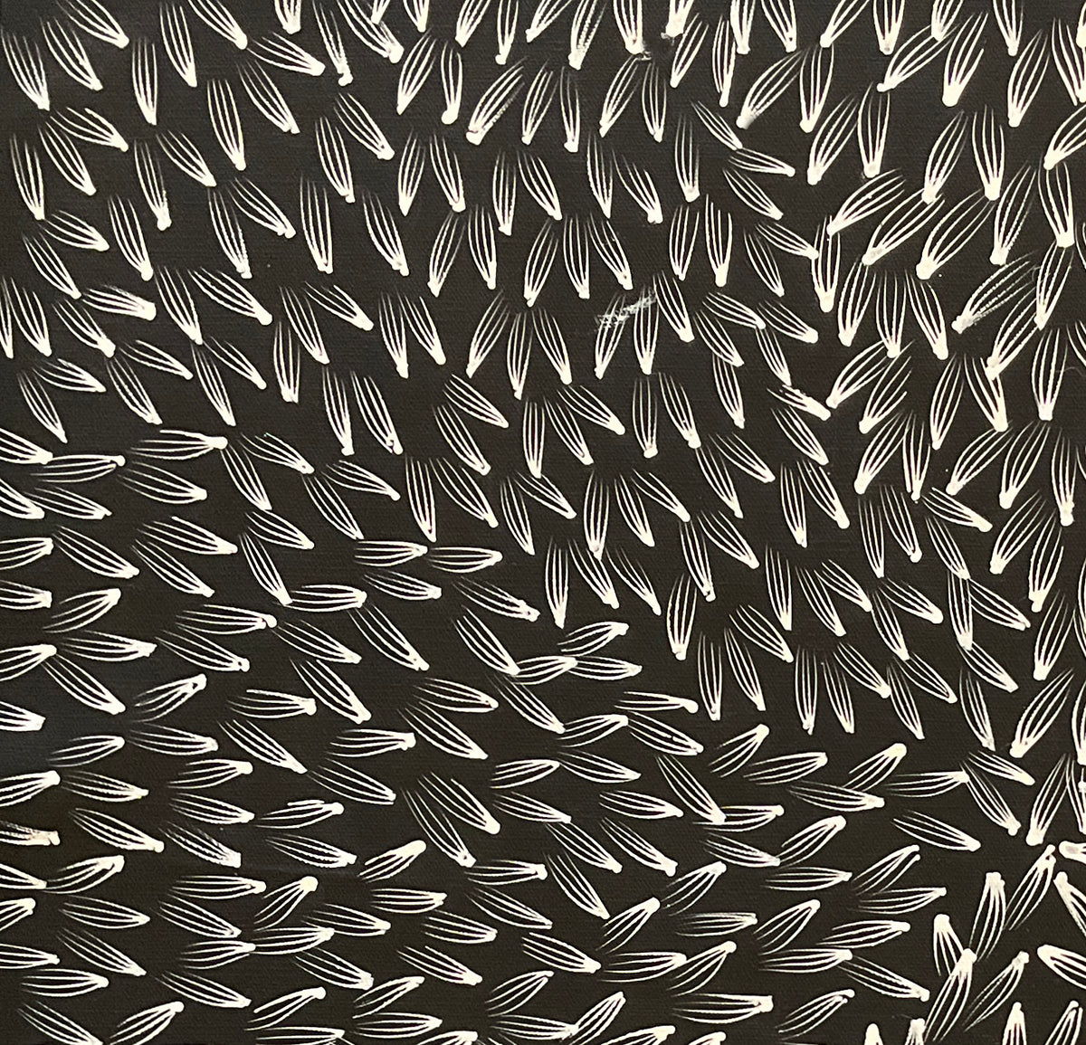 Abie Loy Kemarre - Bush Leaves painting