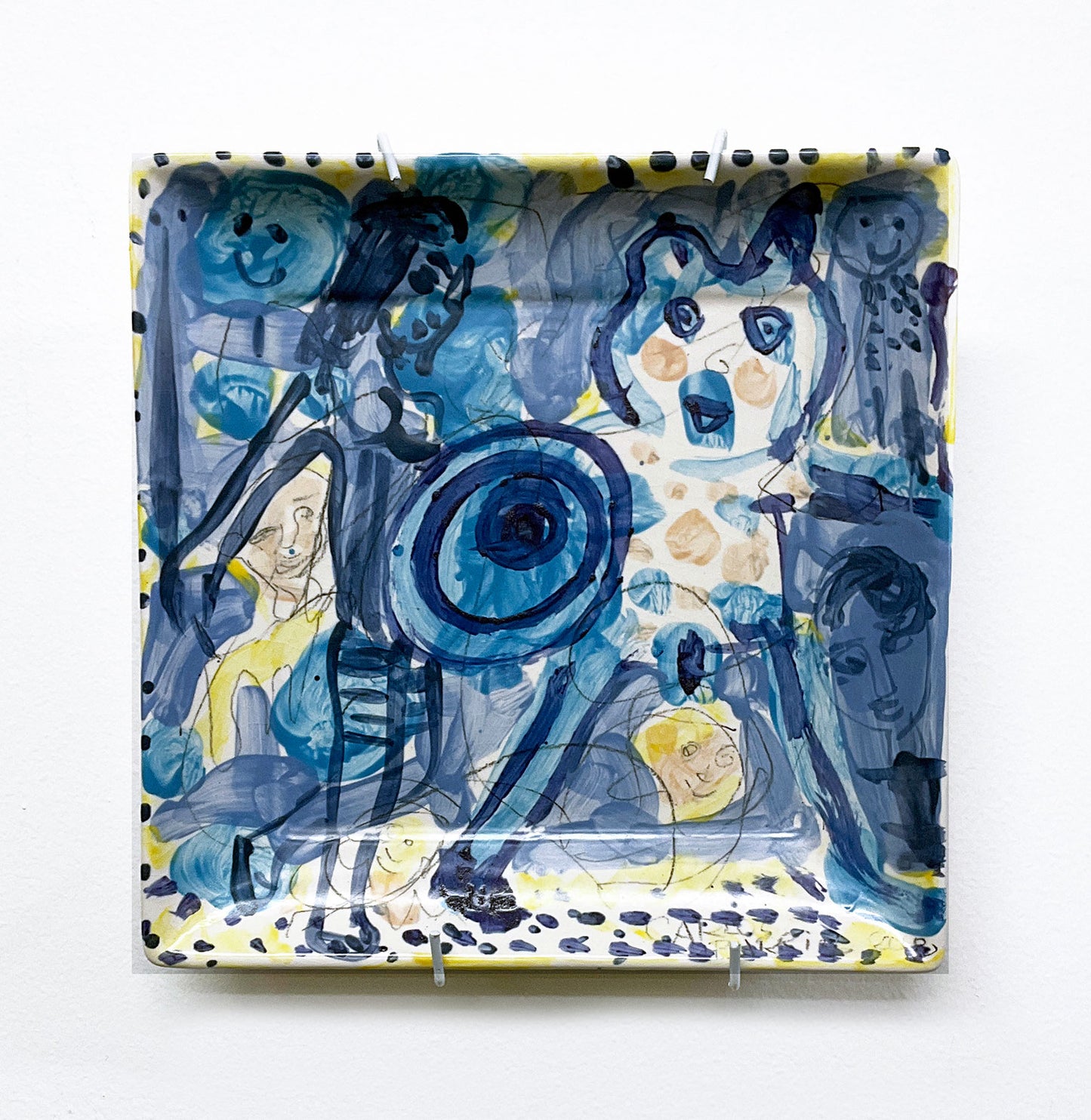Carlos Barrios Ceramics - blue artworks