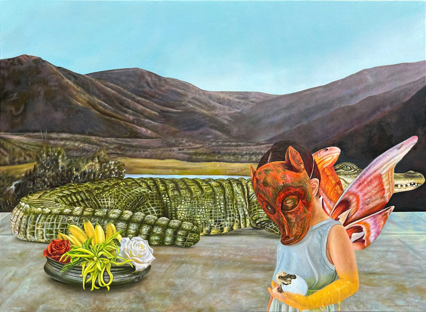 Gilang Fradika 'Antaraksa' Painting
