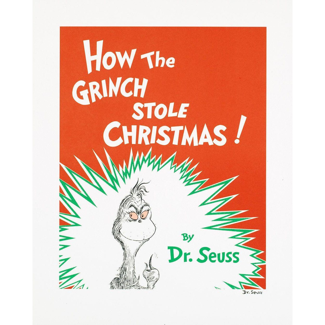 Grinch - Book Cover - Mitchell Fine Art