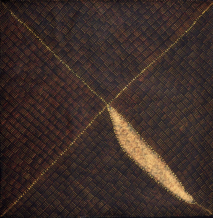 Kathleen Petyarre Aboriginal Art, 'Mountain Devil Lizard'