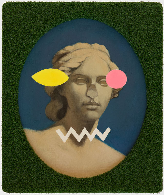 Astroturf Bust 1 (Missing Nose)