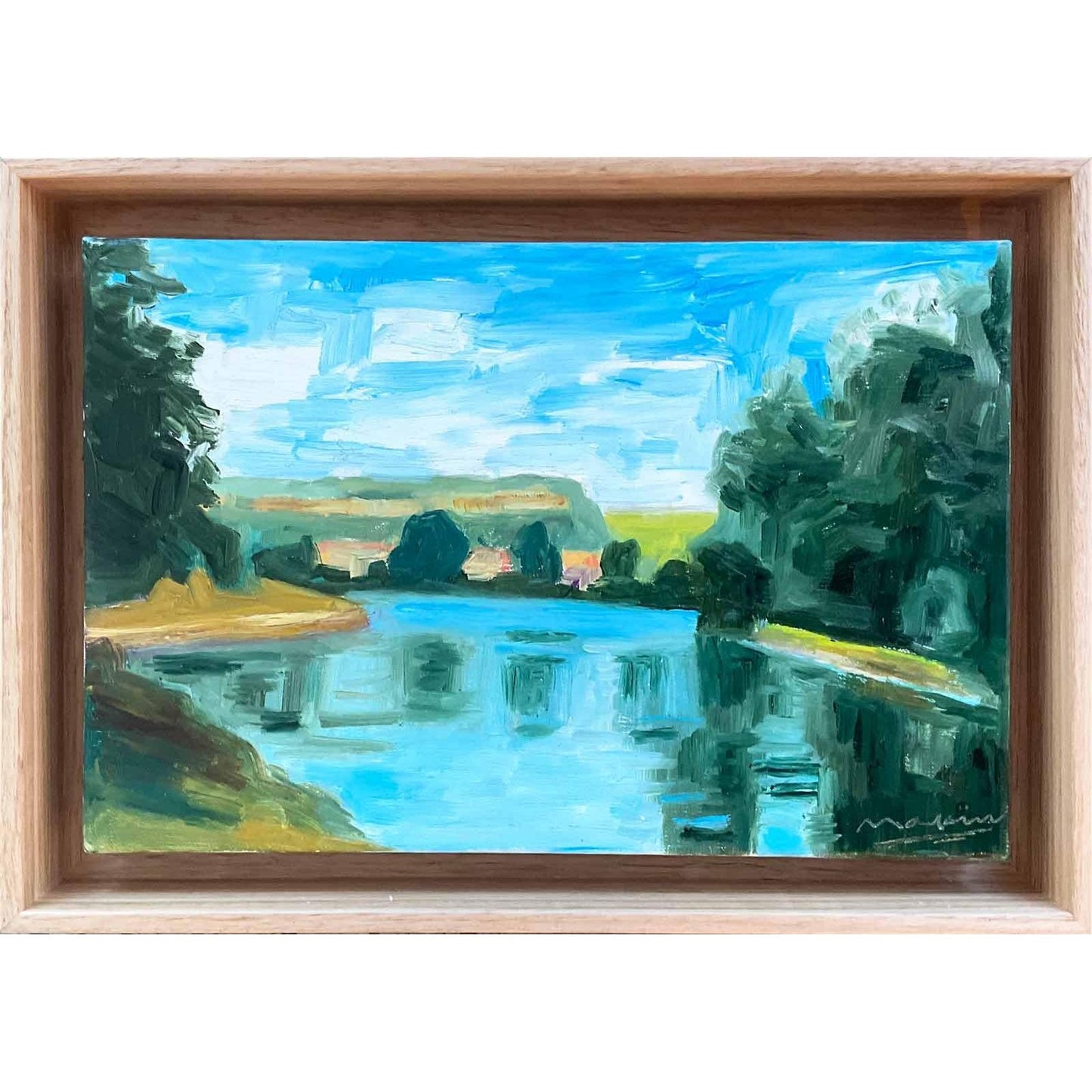 Jeff Makin paintings - Ornans -Brisbane Art Gallery