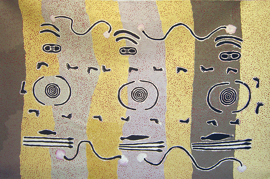 Paddy Stewart Tjapaltjarri | 'Two Men' A16558