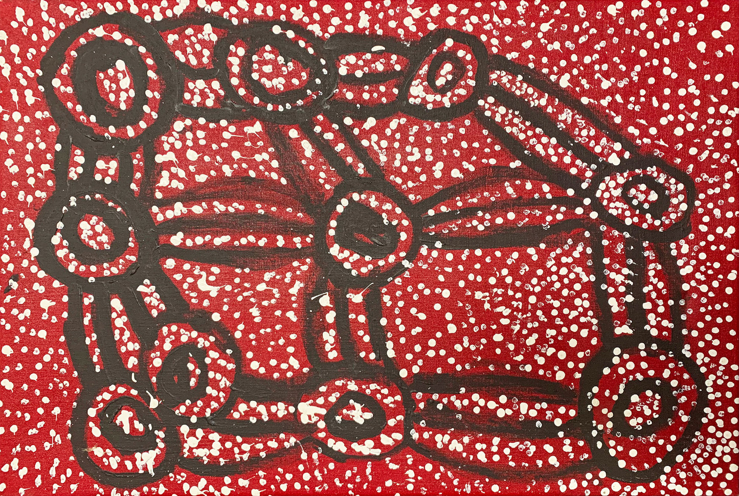 Pegleg Tjampitjinpa Aboriginal Art