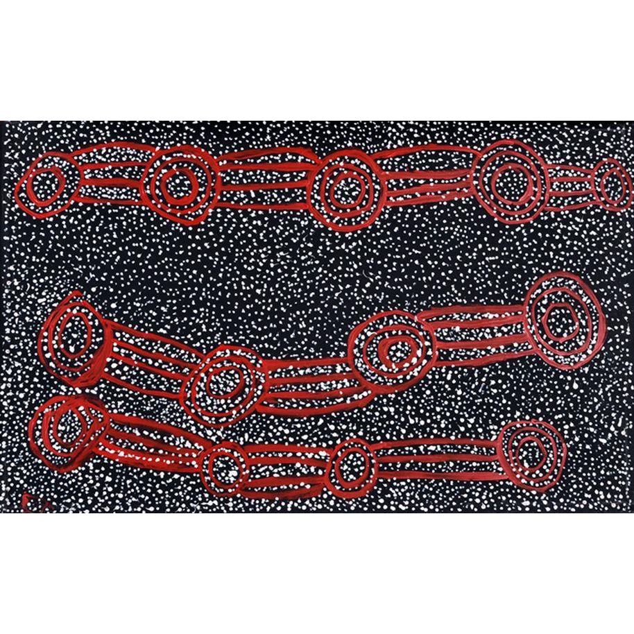 Pegleg Tjampitjinpa | Tingari (Men's Dreaming) A5750 - Mitchell Fine Art