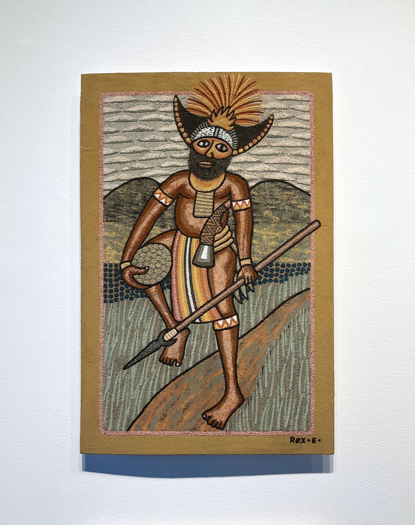 Sand Paintings from Papua New Guinea