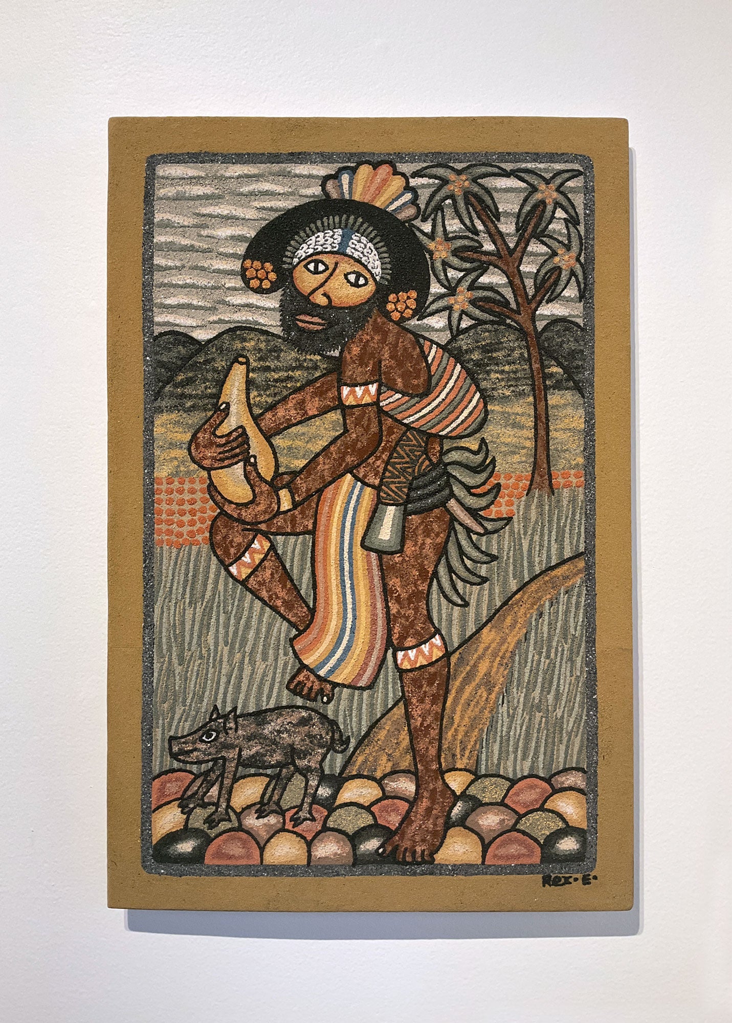 Sand Paintings from Papua New Guinea