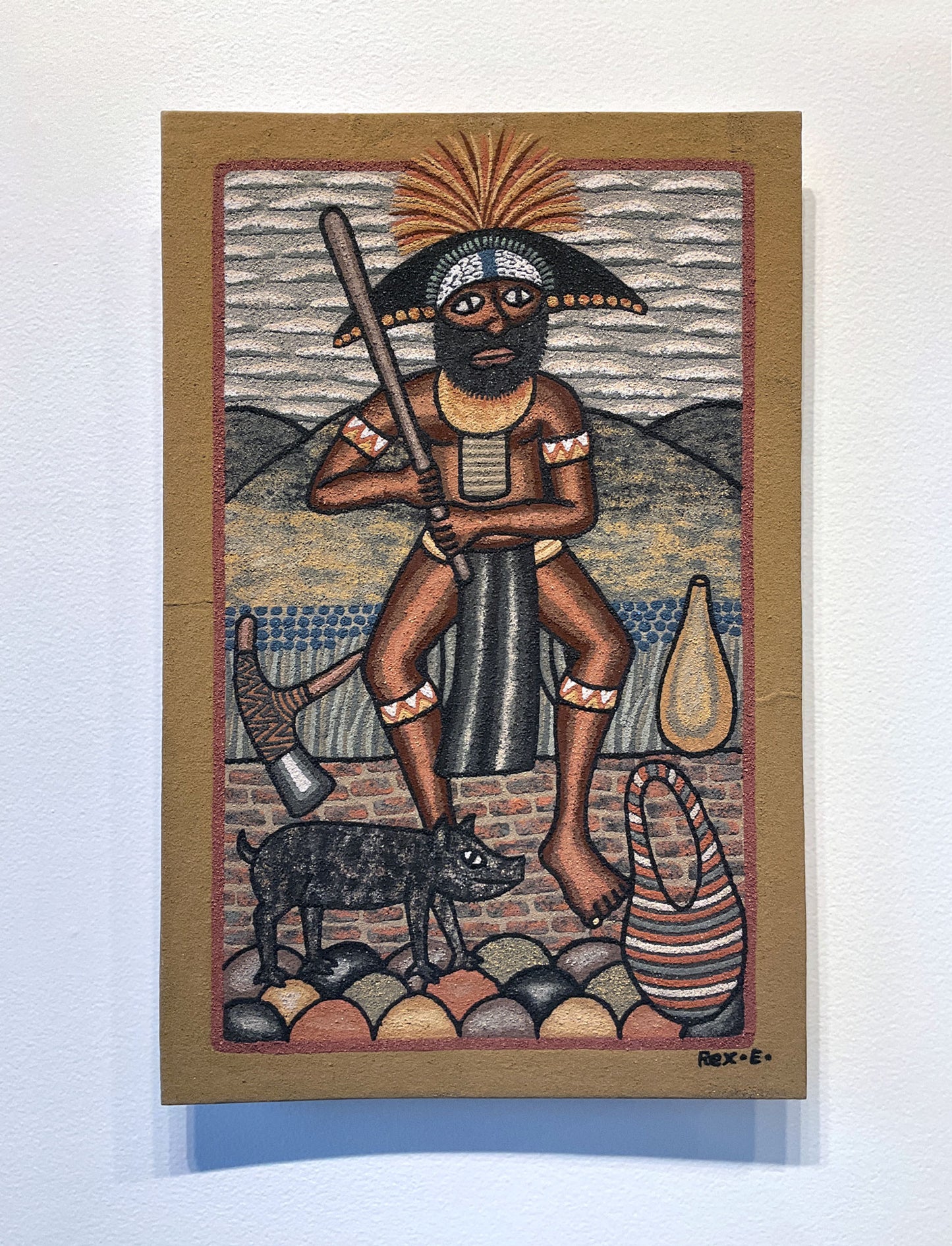 Sand Paintings from Papua New Guinea