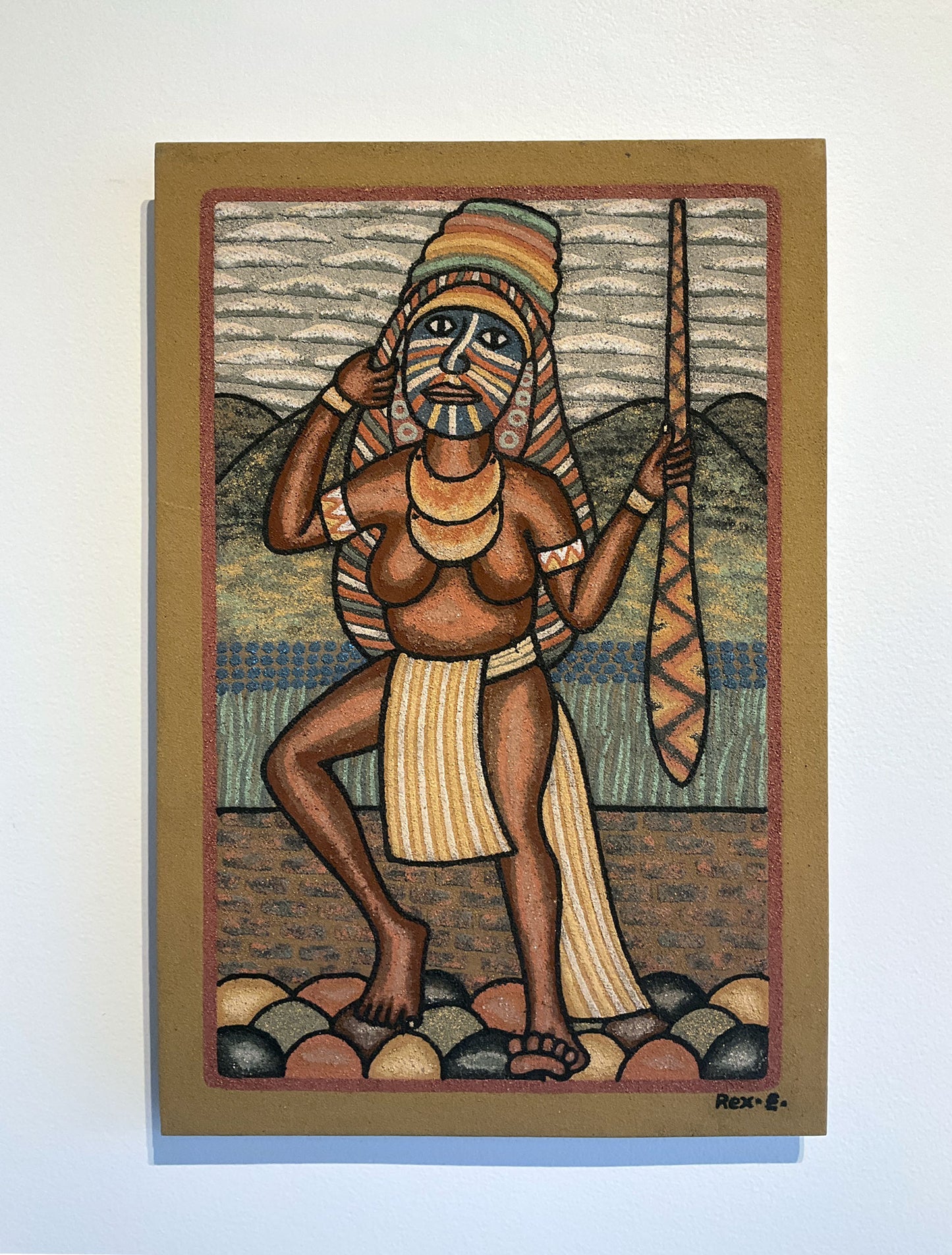 Sand Paintings from Papua New Guinea