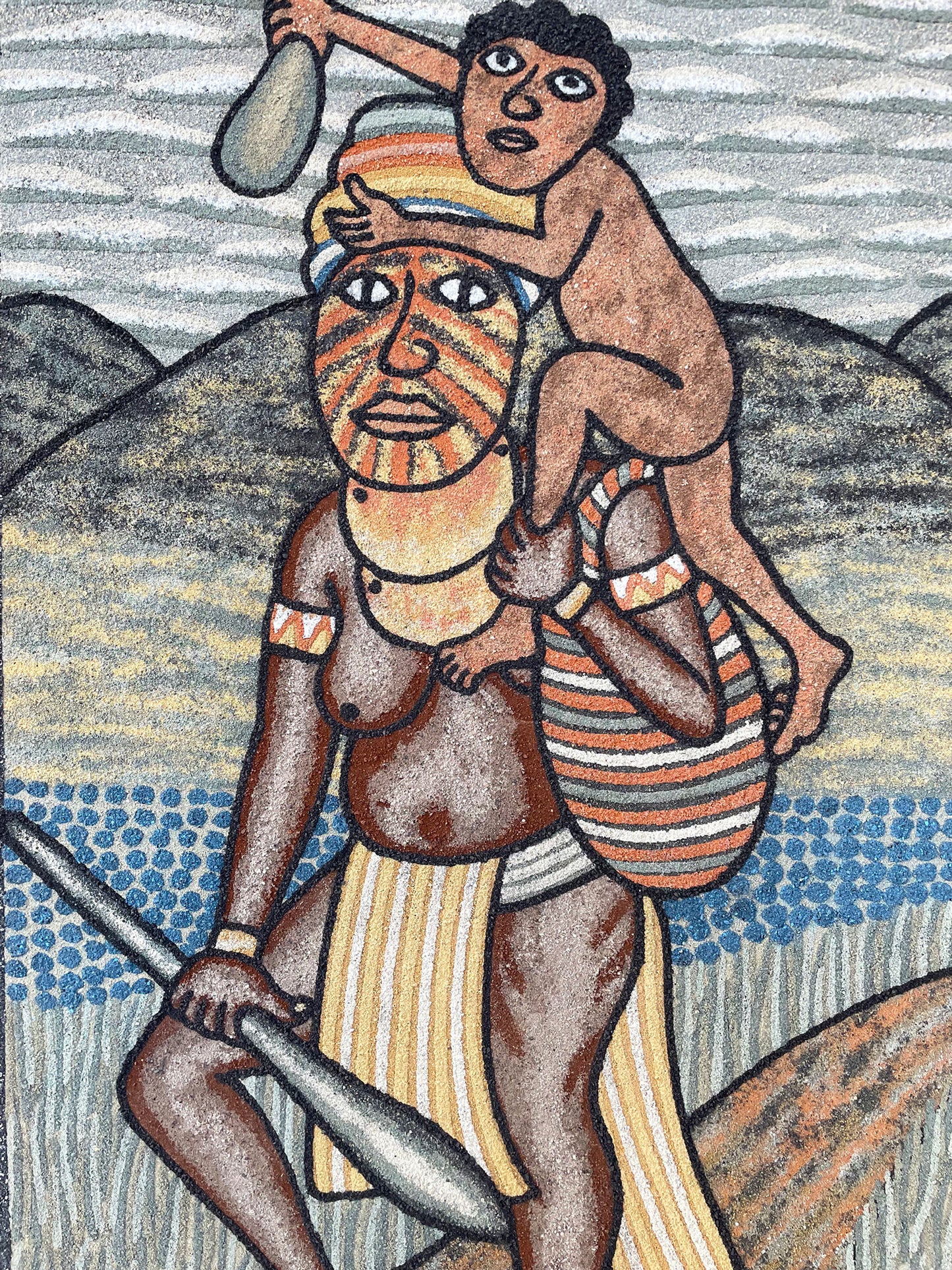 Sand Paintings from Papua New Guinea