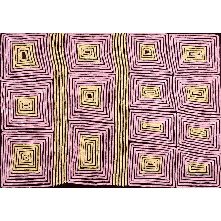 Ronnie Tjampitjinpa | Tingari Squares A7328 - Mitchell Fine Art