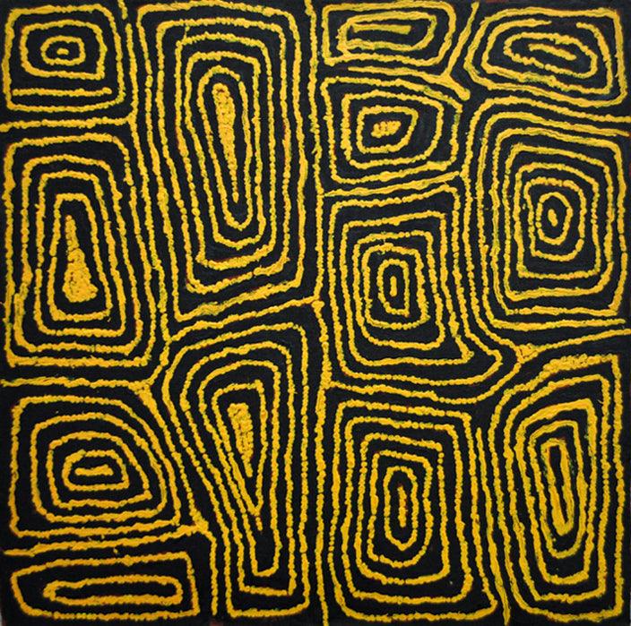 Johnny Yungut Tjapurrula | Tingari A9986 - Mitchell Fine Art
