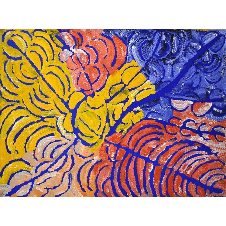 Lorna Fencer Napurrula | Warputi (White Potato) A3177 - Mitchell Fine Art