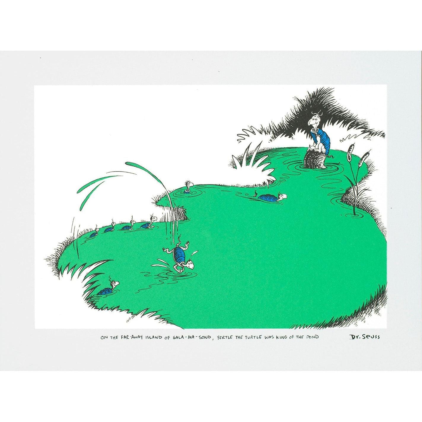 Dr Seuss Yertle the Turtle - Mitchell Fine Art