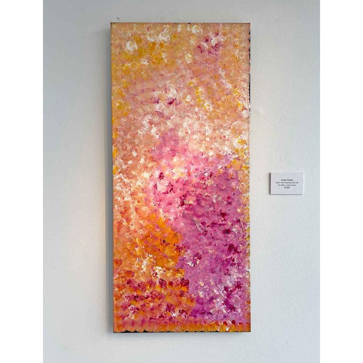 Evelyn Pultara | Bush Yam Dreaming MK17607 - Mitchell Fine Art