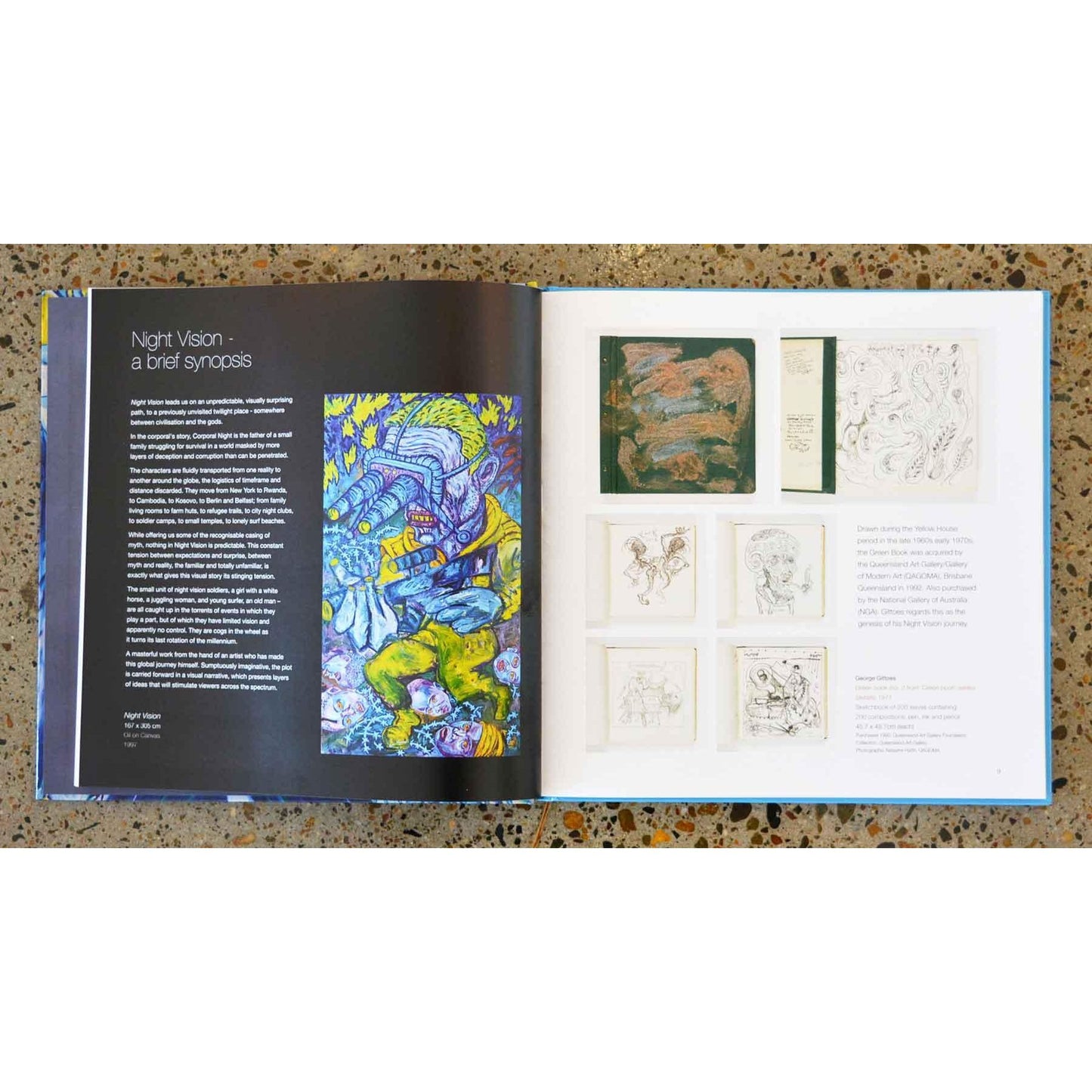 George Gittoes Art Book: Night Vision - Mitchell Fine Art