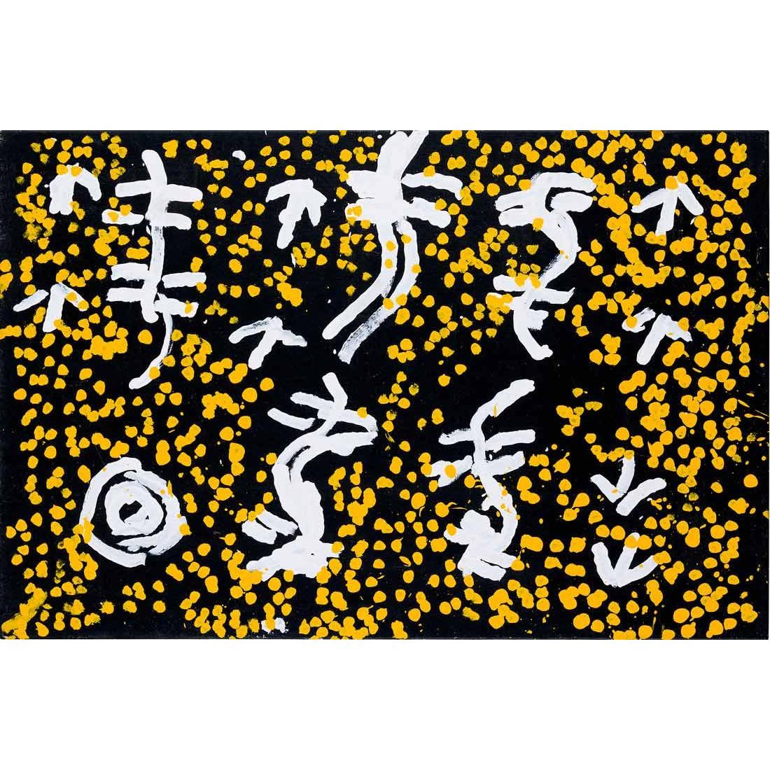 Johnny Warangkula | Lightening Dreaming A295 - Mitchell Fine Art