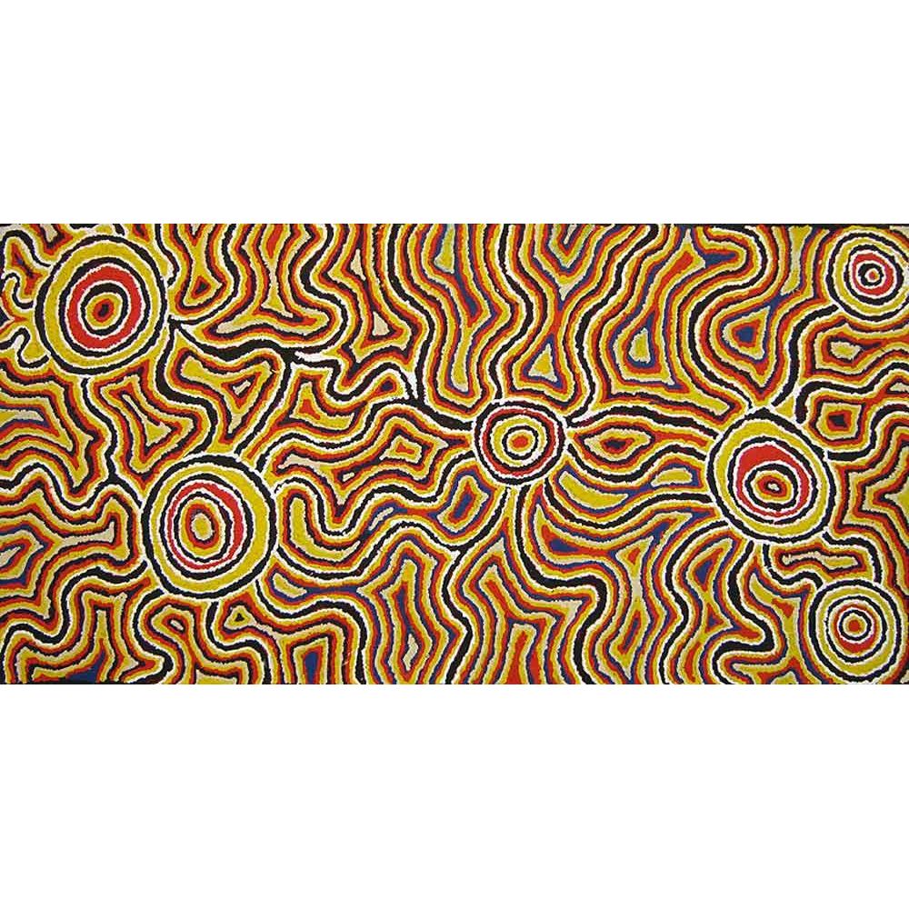 Maggie Yilpi Aboriginal painting | Seven Sisters A16500 - Mitchell Fine Art