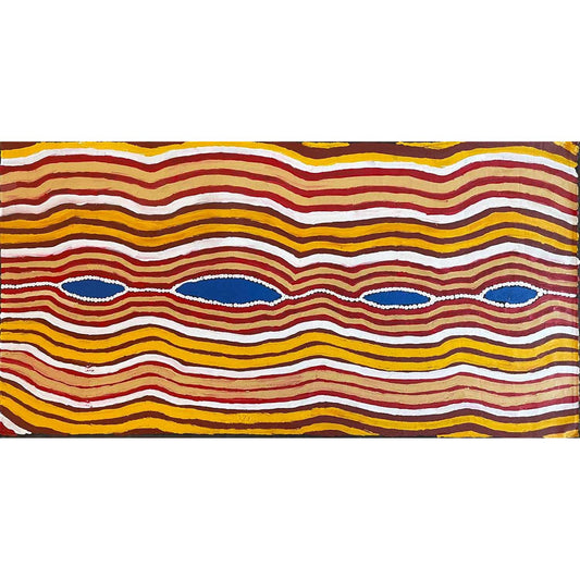 Malcolm Jagamarra | Inapaku (Lake Surprise) A1703 - Mitchell Fine Art