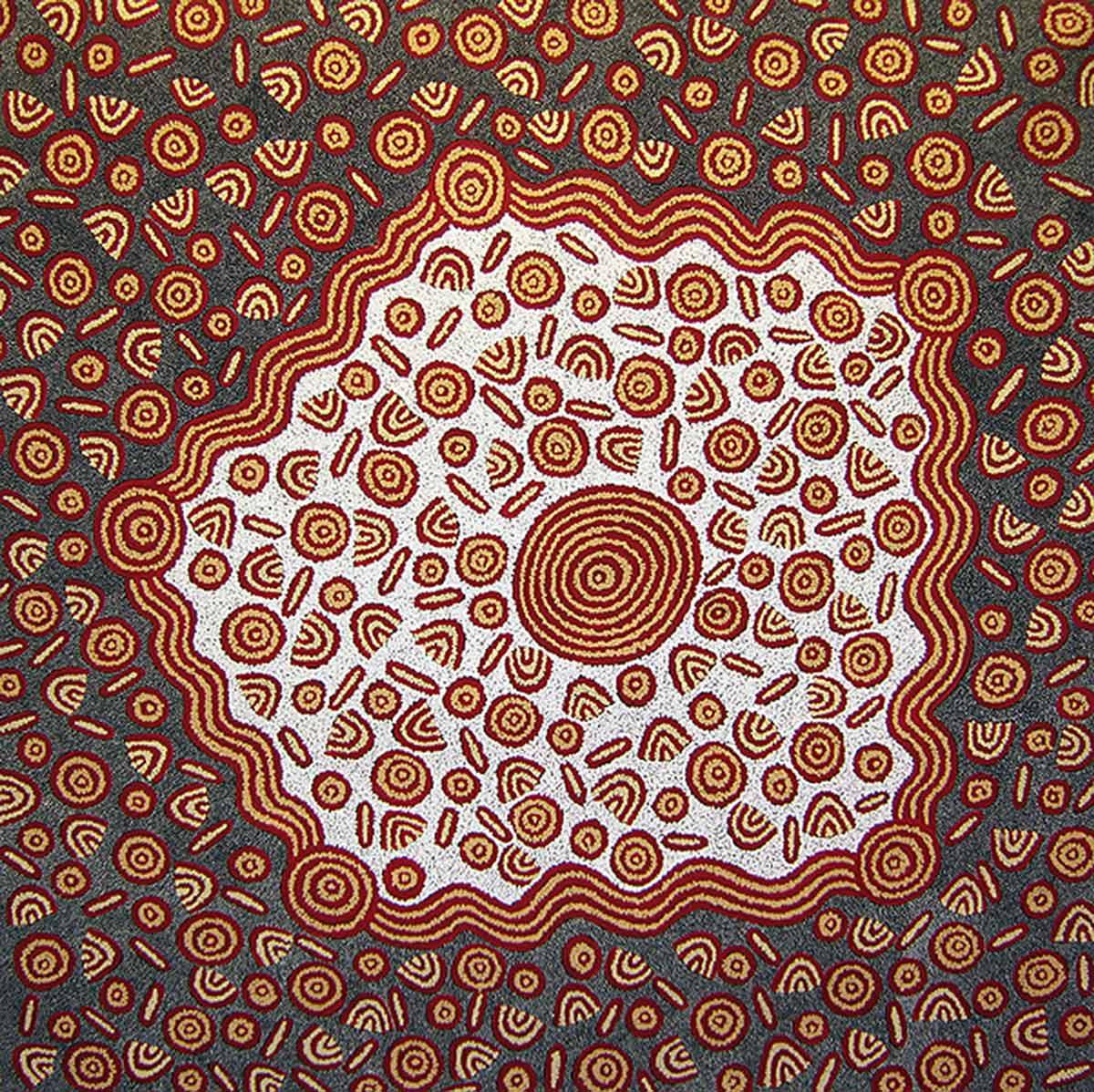 Mavis Jugadai Napaltjarri | Women's Dreaming A16493 - Mitchell Fine Art