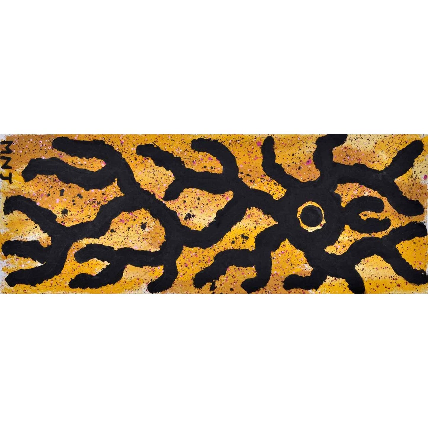 MICHAEL NELSON JAGAMARRA | Yam Dreaming A3076 - Mitchell Fine Art