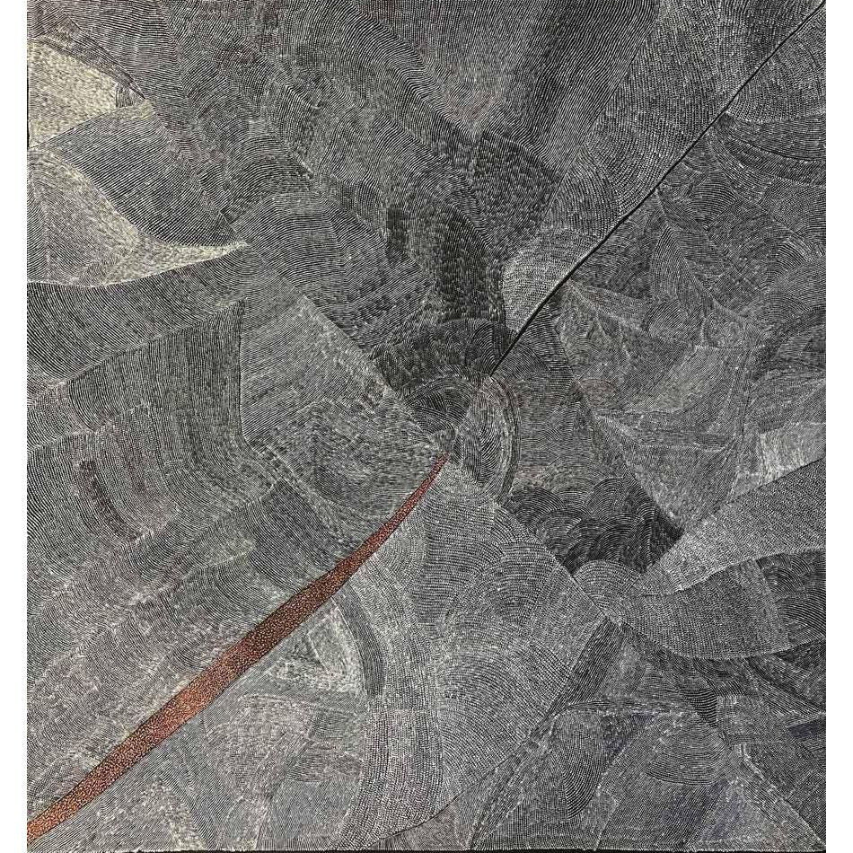 Nancy Kunoth Petyarre | Arnkerrthe (Mountain Devil Dreaming) A15736 - Mitchell Fine Art