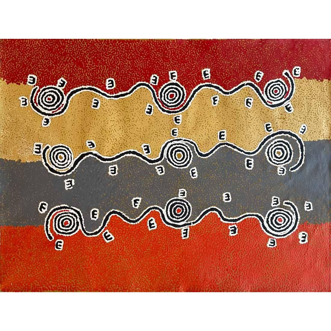Paddy Stewart Tjapaltjarri | Possum Dreaming MK17008 - Mitchell Fine Art