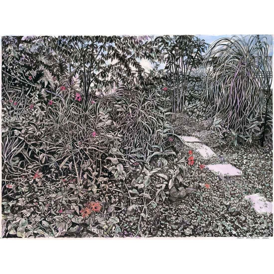 Ron McBurnie | Back Garden - Mitchell Fine Art