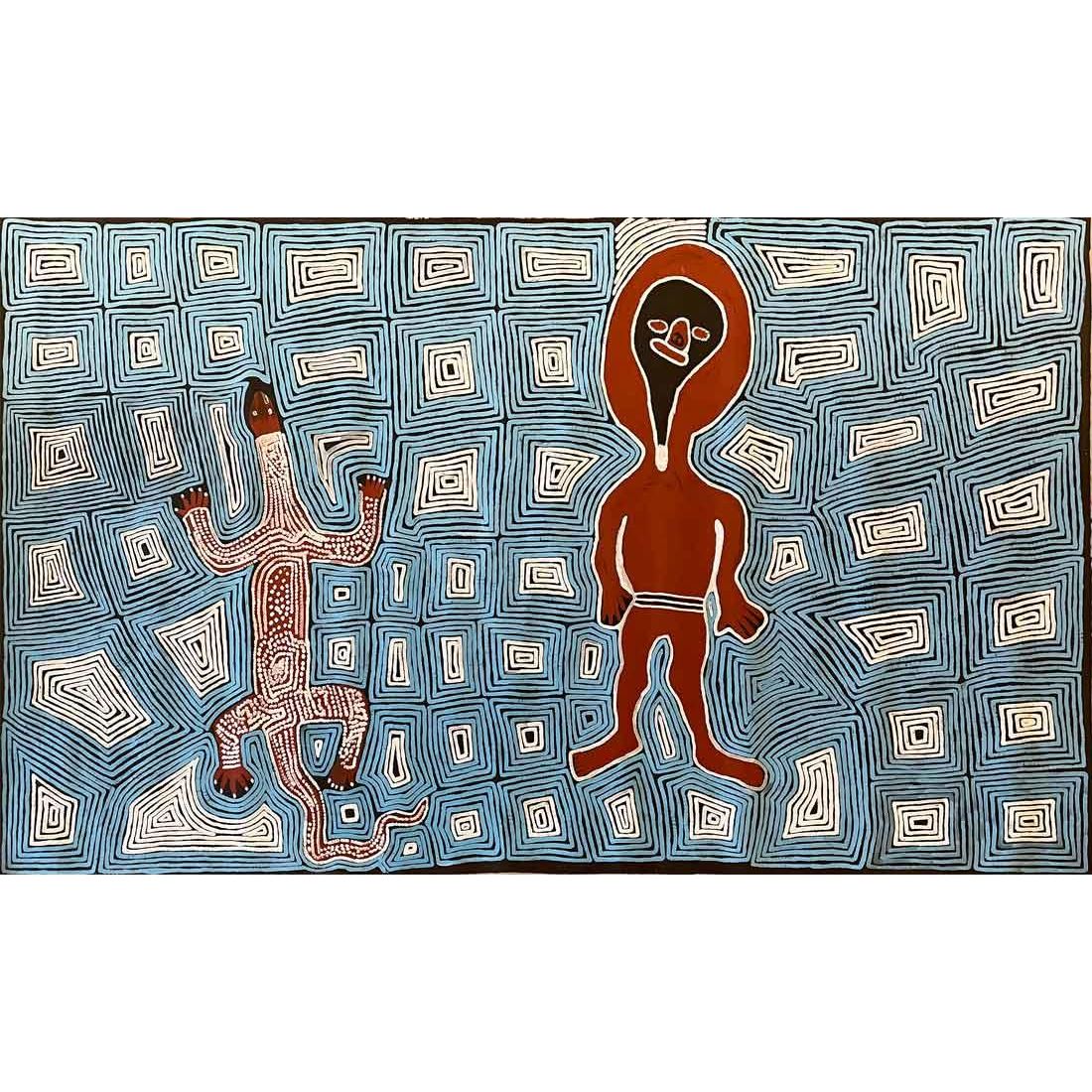 Ronnie Tjampitjinpa | Tingari A12742 - Mitchell Fine Art