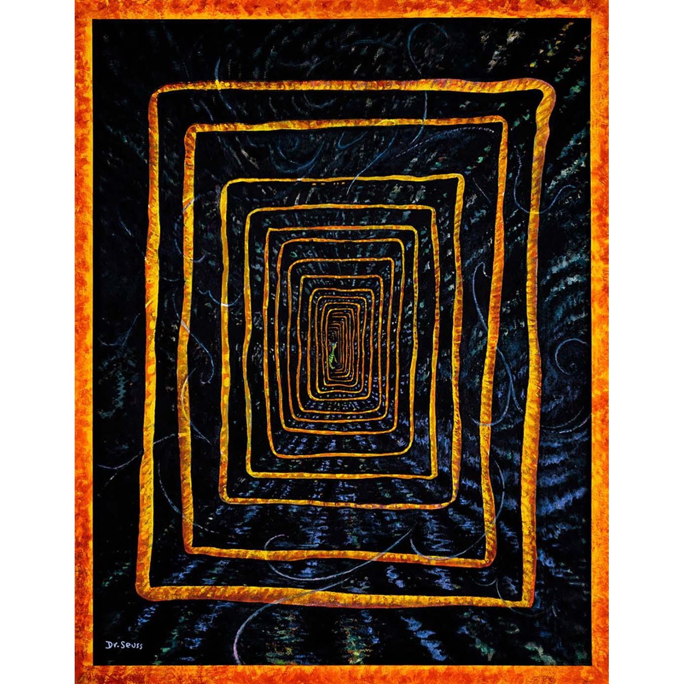 The Art of Dr Seuss - Green Cat in Uleaborg Finland Subway - Mitchell Fine Art