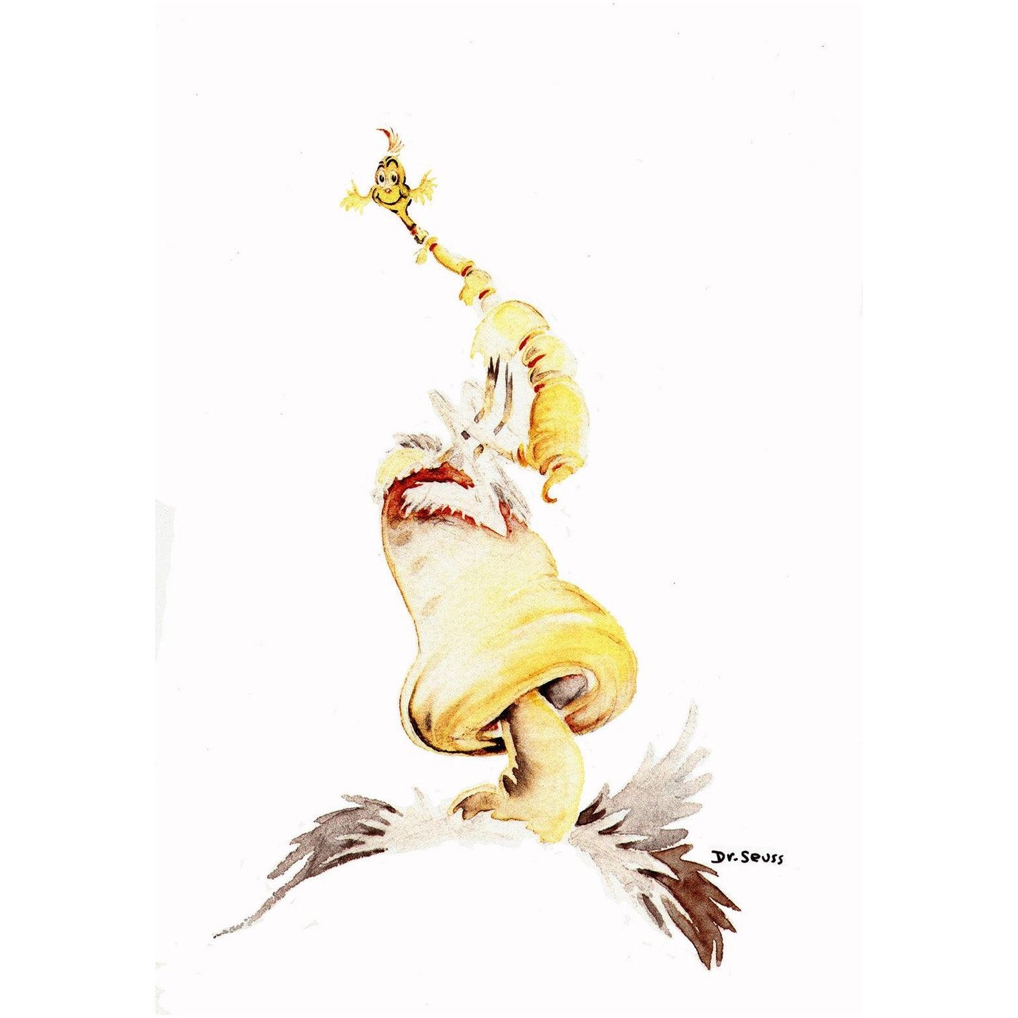 Happy Grasshopper on a Mushroom - Mitchell Fine Art