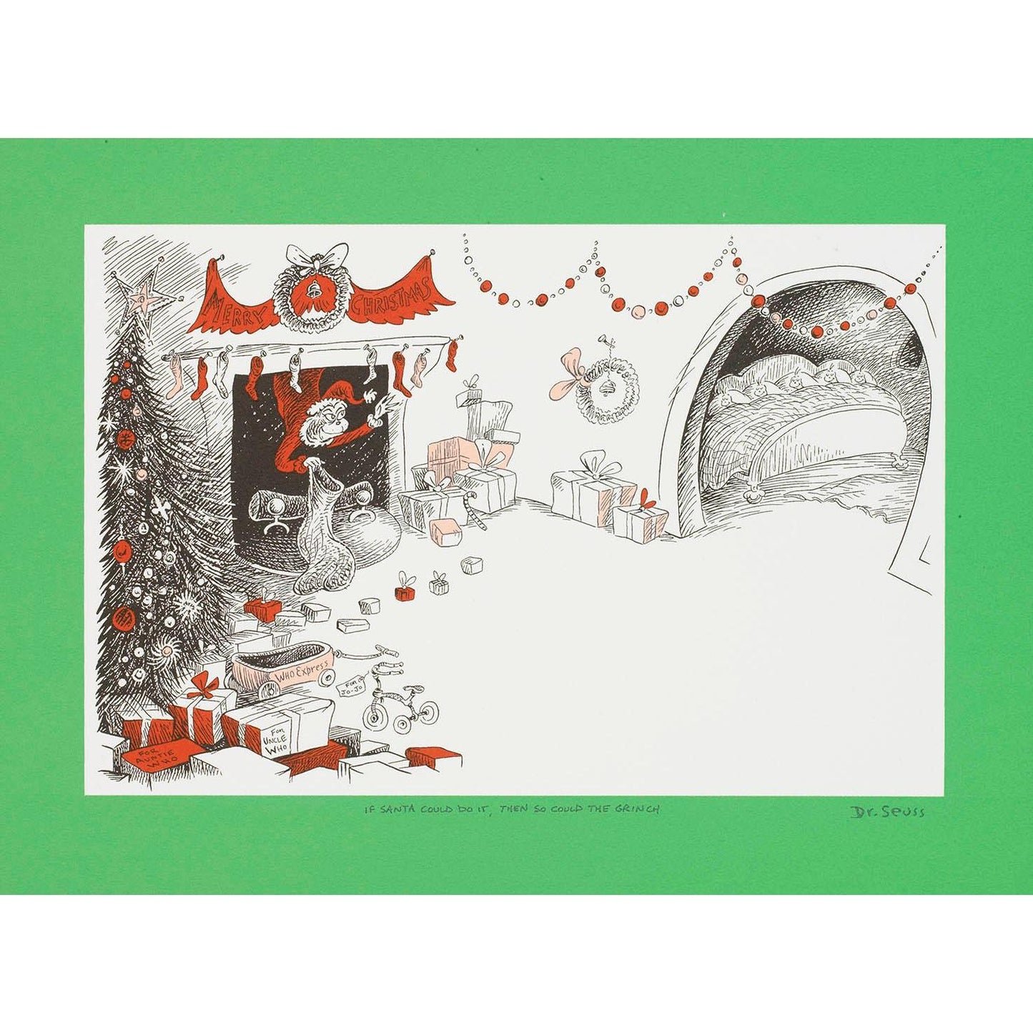 If Santa Could do it, then so could the Grinch - Mitchell Fine Art