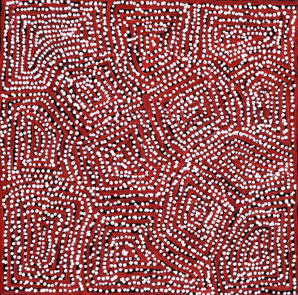 George Ward Tjungurrayi | Tingari (Mens Dreaming) A15043 - Mitchell Fine Art