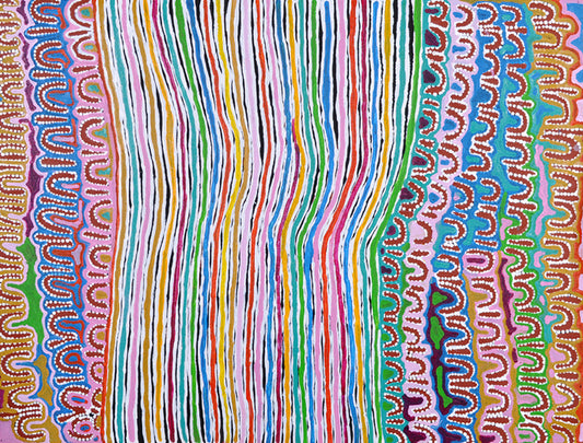 Betsy Lewis Napangardi | Women's Dreaming A13822 - Mitchell Fine Art