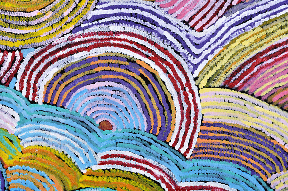 Eunice Napanangka Jack art - First Nations art Brisbane