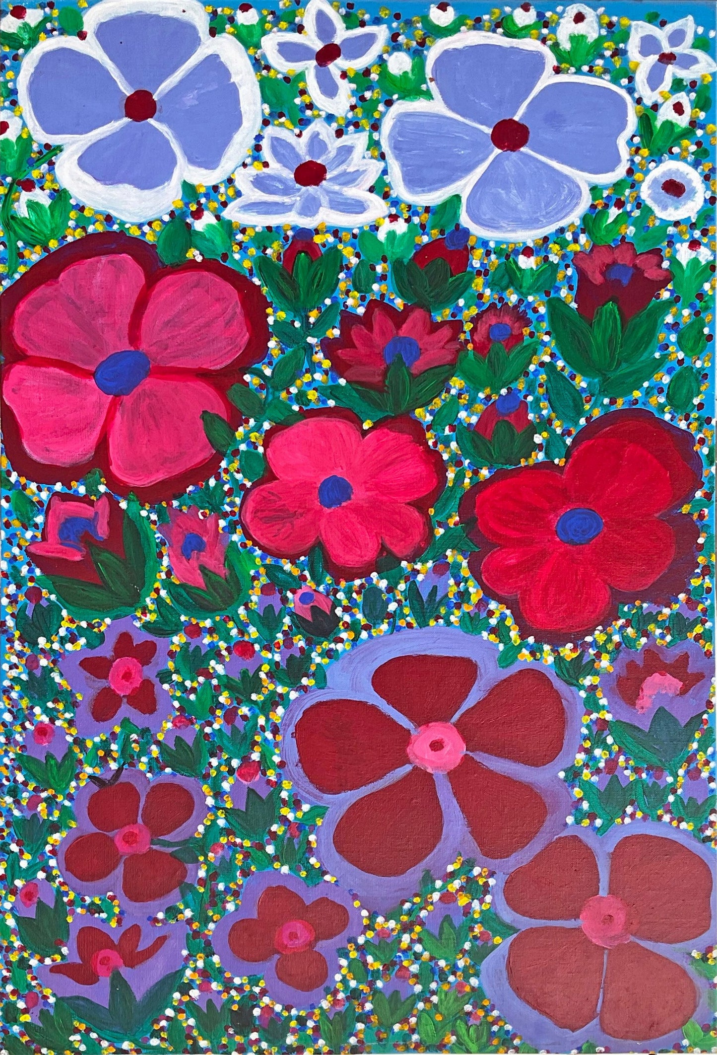 Angelina George Bush Flowers Aboriginal Art