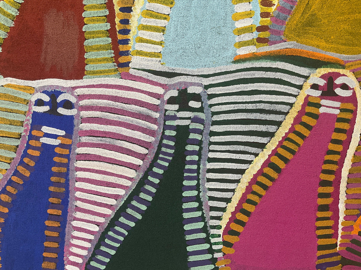 Utopia Aboriginal Art Paintings - Angelina Ngale