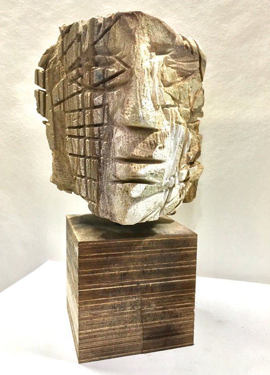 Carlos Barrios, 'Balam', sandstone, 38 x 20cm, 2024
