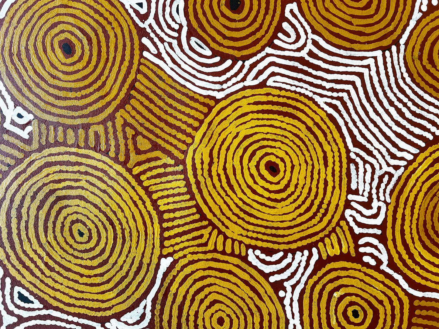 Barney Campbell Tjakamarra - Aboriginal art for sale