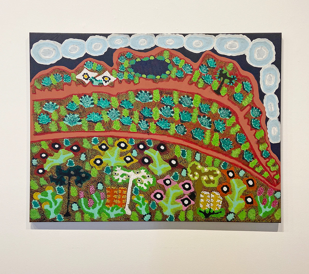 Daisy Jugadai Napaltjarri paintings - Art for Rent Brisbane