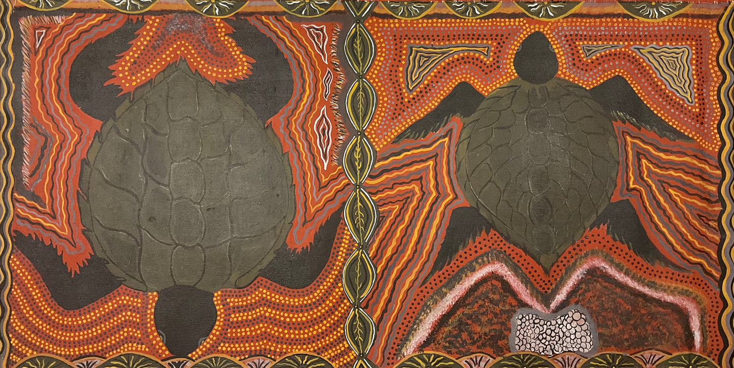 Derek Snuber | 'Turtle', Aboriginal Art for sale at Mitchell Fine Art