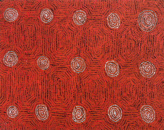 George Ward Tjungurrayi | Tingari (Mens Dreaming) A9156 - Mitchell Fine Art