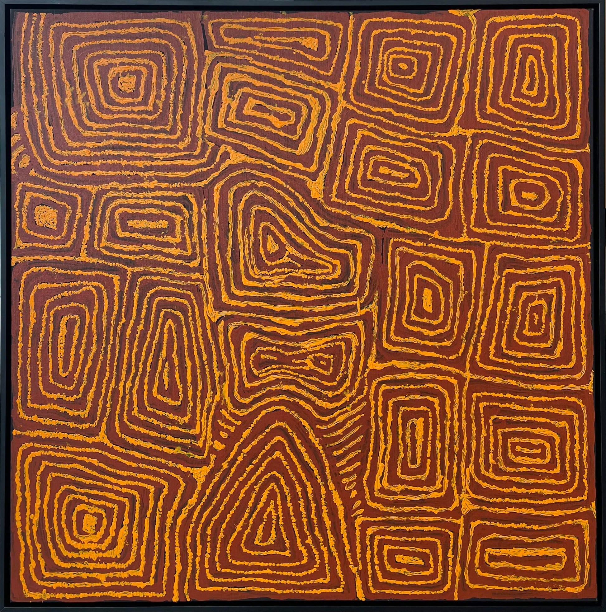 Johnny Yungut Tjapurrula | Tingari A9907 - Mitchell Fine Art